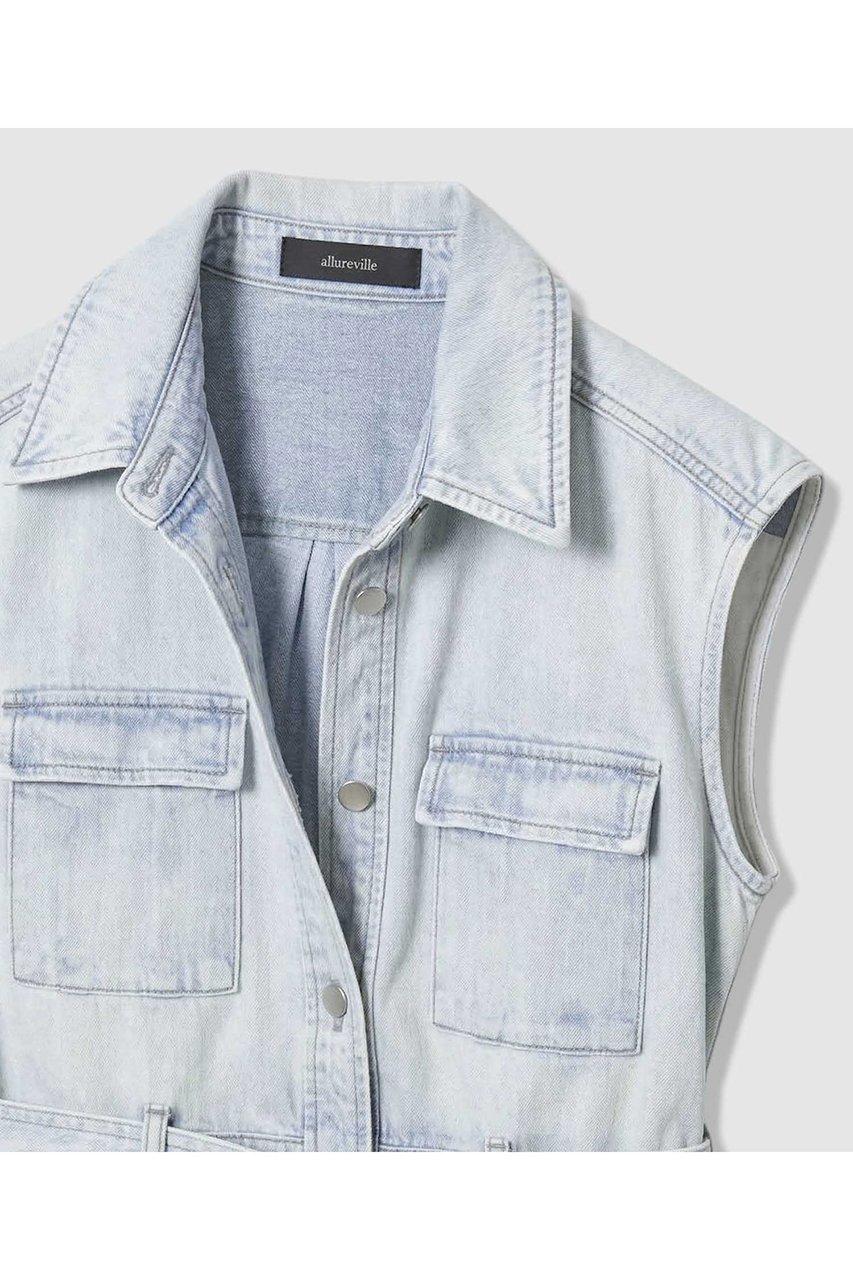 【アルアバイル/allureville】のブリーチデニムワンピース 人気、トレンドファッション・服の通販 founy(ファニー) ファッション Fashion レディースファッション Fashion for Women ワンピース Dresses チュニック Tunic Tops & Dresses ギャザー Gathered, Ruffled コンパクト Compact, Small Size シューズ Shoes, Footwear チュニック Tunic, Long Top デニム Denim, Jeans Material ノースリーブ Sleeveless, No-Sleeve フェミニン Feminine, Girly フラット Flat, Flat Shoes フラップ Flap, Flap Pocket フロント Front, Front Design ポケット Pocket, Pocket Detail ロング Long, Long-Length おすすめ Recommended / Our Picks 夏 Summer エレガント 上品 Elegant 新作・新入荷 New Arrivals / New In other-4|ID: prp329100004915583 ipo3291000000036844469