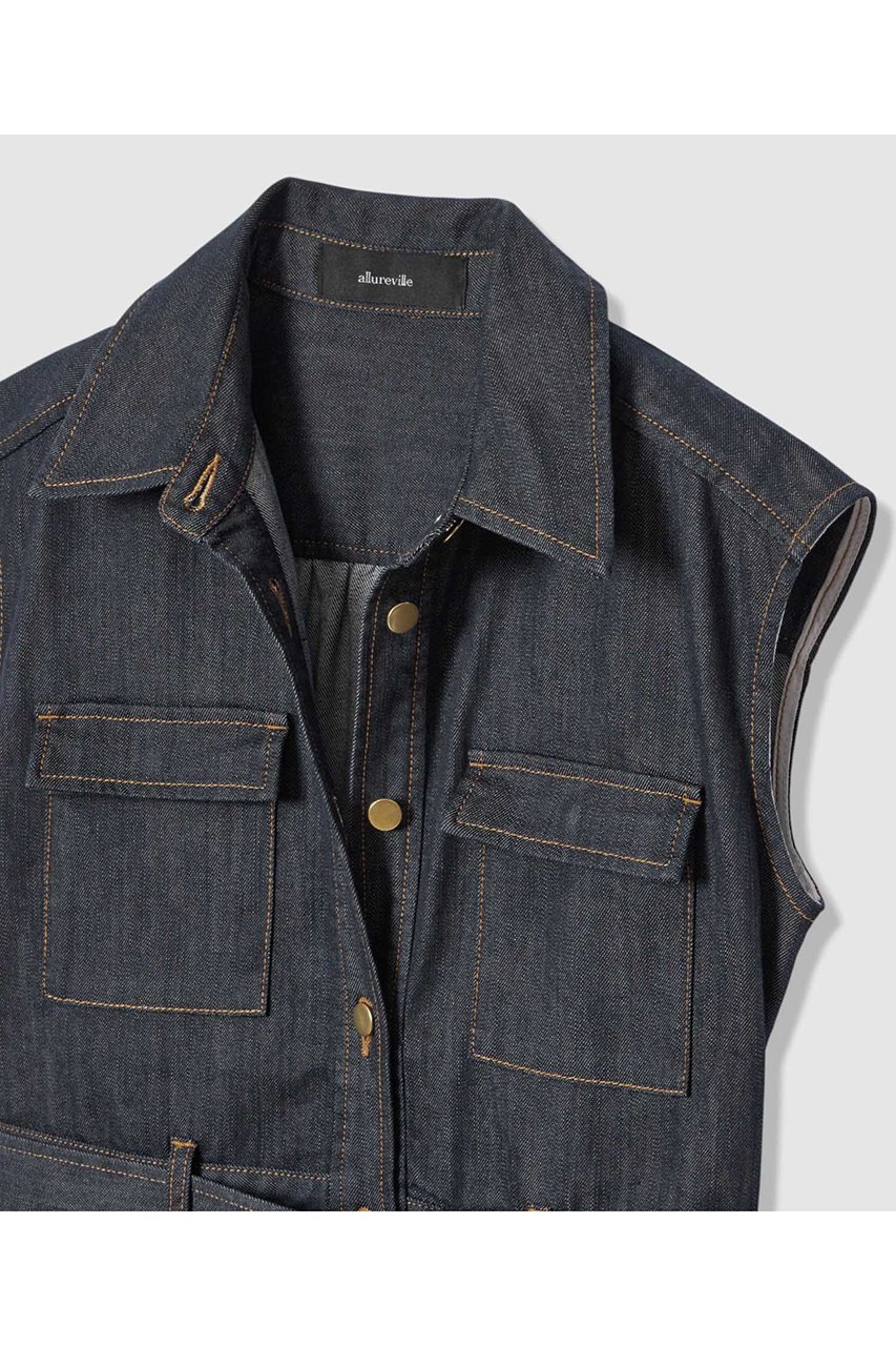 【アルアバイル/allureville】のシャンブレーデニムライクワンピース 人気、トレンドファッション・服の通販 founy(ファニー) ファッション Fashion レディースファッション Fashion for Women ワンピース Dresses チュニック Tunic Tops & Dresses ギャザー Gathered, Ruffled コンパクト Compact, Small Size シューズ Shoes, Footwear チュニック Tunic, Long Top デニム Denim, Jeans Material ノースリーブ Sleeveless, No-Sleeve フェミニン Feminine, Girly フラット Flat, Flat Shoes フラップ Flap, Flap Pocket フロント Front, Front Design ポケット Pocket, Pocket Detail ロング Long, Long-Length おすすめ Recommended / Our Picks エレガント 上品 Elegant 新作・新入荷 New Arrivals / New In other-4|ID: prp329100004915591 ipo3291000000036844520