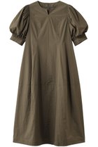 【ランバン オン ブルー/LANVIN en Bleu】のタイプライターパフスリーブワンピース 人気、トレンドファッション・服の通販 founy(ファニー) ファッション Fashion レディースファッション Fashion for Women ワンピース Dresses チュニック Tunic Tops & Dresses スリーブ Sleeve, Long Sleeve / Short Sleeve タイプライター Typewriter Fabric, Crisp Cotton チュニック Tunic, Long Top フェミニン Feminine, Girly ロング Long, Long-Length 夏 Summer 新作・新入荷 New Arrivals / New In 春 Spring S/S・春夏 SS, Spring/Summer, Warm Season thumbnail カーキ|ID: prp329100004915593 ipo3291000000036844534