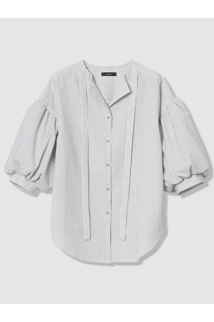 【アルアバイル/allureville】のサッカーストライプパフスリーブブラウス インテリア・キッズ・メンズ・レディースファッション・服の通販 founy(ファニー) https://founy.com/ ファッション Fashion レディースファッション Fashion for Women トップス・カットソー Cut & Sew Tops シャツ・ブラウス・オフィスカジュアル Elegant Blouses & Button-Ups サッカー Seersucker, Summer Fabric ショート Short, Short Length ストライプ Stripe, Striped Pattern スリーブ Sleeve, Long Sleeve / Short Sleeve エレガント 上品 Elegant 新作・新入荷 New Arrivals / New In ビジネス 仕事 通勤 Business / Work / Commuting |ID: prp329100004915603 ipo3291000000036844622