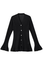 【ヴェニカ/Venica】のsheer flare pleats knit cardigan 人気、トレンドファッション・服の通販 founy(ファニー) ファッション Fashion レディースファッション Fashion for Women トップス・カットソー Cut & Sew Tops ニット Knit Tops & Sweaters カーディガン・羽織り Layered Style Cardigans カーディガン Cardigan, Knitwear シアー Sheer, See-Through パーティ Party, Party Style フィット Fit, Slim Fit フェミニン Feminine, Girly フリル Frill, Ruffle フレア Flare, Flared プリーツ Pleats, Pleated 新作・新入荷 New Arrivals / New In thumbnail BLK|ID: prp329100004915622 ipo3291000000036844765