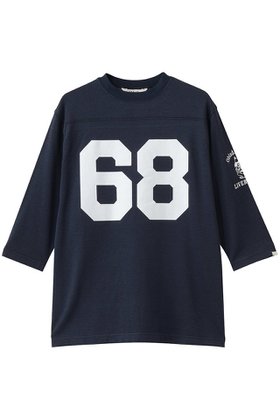 【オブラダ/Oblada】 フットボールTシャツ人気、トレンドファッション・服の通販 founy(ファニー) ファッション Fashion レディースファッション Fashion for Women トップス・カットソー Cut & Sew Tops シャツ・ブラウス・オフィスカジュアル Elegant Blouses & Button-Ups ロングTシャツ・Tシャツ Longline T-Shirts & Tees カットソー・ベーシックTシャツ Cut-and-Sewn Tops / Stretch Tees & Basics なめらか Smooth, Silky Texture スラックス Slacks, Dress Pants スリーブ Sleeve, Long Sleeve / Short Sleeve バランス Balance, Style Balance フェミニン Feminine, Girly ロング Long, Long-Length ヴィンテージ Vintage Style 再入荷 Restock / Back in Stock |ID:prp329100004915662