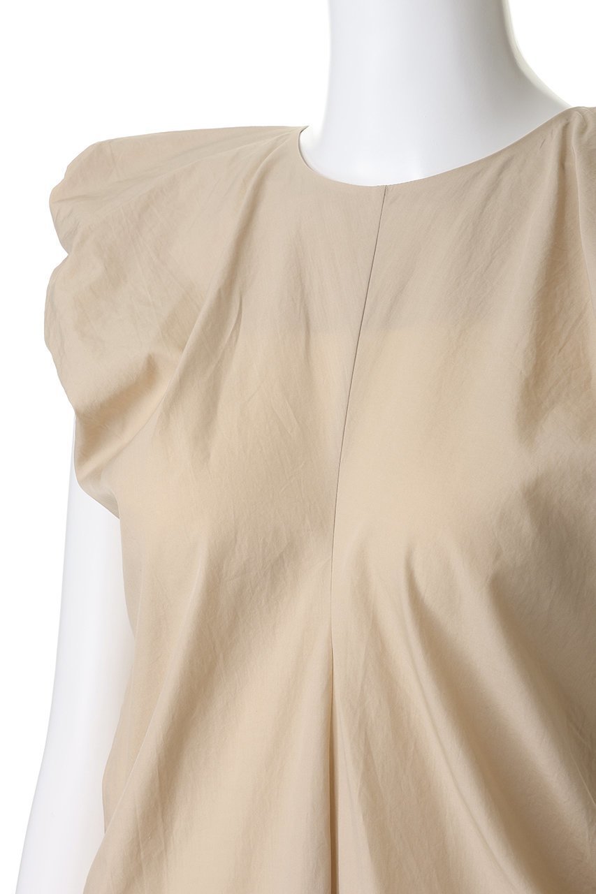 【ベイジ,/BEIGE,】のMALLOW(マロウ)/コットンタック バルーンスリーブドレス 人気、トレンドファッション・服の通販 founy(ファニー) ファッション Fashion レディースファッション Fashion for Women ワンピース Dresses フォーマル・パーティードレス・結婚式用ドレス Elegant & Casual Dresses チュニック Tunic Tops & Dresses スリット Slit, Slit Detail チュニック Tunic, Long Top ドレープ Drape, Draping Fabric パーティ Party, Party Style フレア Flare, Flared ブロード Broadcloth, Fine Cotton ロング Long, Long-Length 新作・新入荷 New Arrivals / New In other-5|ID: prp329100004916892 ipo3291000000036862622