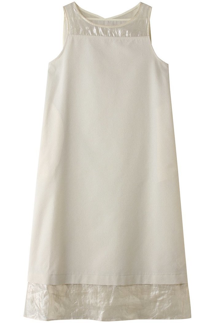 【ミディウミソリッド/MIDIUMISOLID】のn/slv OP with foil print organdy ワンピース インテリア・キッズ・メンズ・レディースファッション・服の通販 founy(ファニー) https://founy.com/ ファッション Fashion レディースファッション Fashion for Women ワンピース Dresses チュニック Tunic Tops & Dresses シアー Sheer, See-Through シンプル Simple, Minimal チュニック Tunic, Long Top デコルテ Décolleté, Neckline ドッキング Docking, Mixed Material ノースリーブ Sleeveless, No-Sleeve パーティ Party, Party Style プリント Print, Printed Pattern ロング Long, Long-Length 新作・新入荷 New Arrivals / New In |ID: prp329100004916893 ipo3291000000036862623