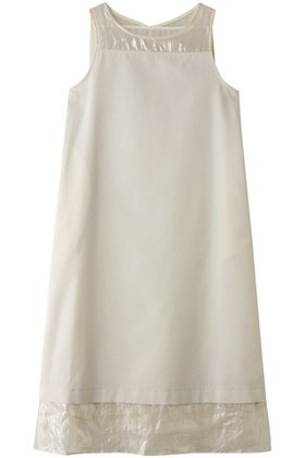 【ミディウミソリッド/MIDIUMISOLID】のn/slv OP with foil print organdy ワンピース 人気、トレンドファッション・服の通販 founy(ファニー) ファッション Fashion レディースファッション Fashion for Women ワンピース Dresses チュニック Tunic Tops & Dresses シアー Sheer, See-Through シンプル Simple, Minimal チュニック Tunic, Long Top デコルテ Décolleté, Neckline ドッキング Docking, Mixed Material ノースリーブ Sleeveless, No-Sleeve パーティ Party, Party Style プリント Print, Printed Pattern ロング Long, Long-Length 新作・新入荷 New Arrivals / New In |ID:prp329100004916893