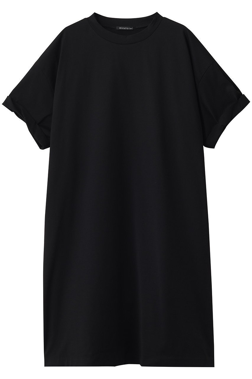 【ミズイロ インド/mizuiro ind】のroll up slv wide OP ワンピース インテリア・キッズ・メンズ・レディースファッション・服の通販 founy(ファニー) ファッション Fashion レディースファッション Fashion for Women ワンピース Dresses チュニック Tunic Tops & Dresses シンプル Simple, Minimal チュニック Tunic, Long Top ロング Long, Long-Length 新作・新入荷 New Arrivals / New In black|ID: prp329100004916894 ipo3291000000036862635