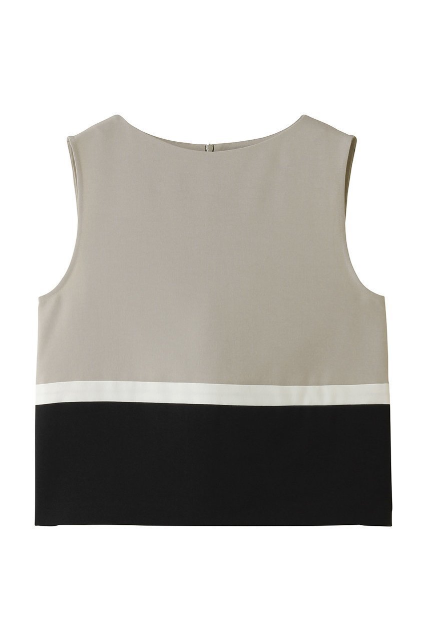 【ティアラ/Tiara】のカラーブロックブラウス 人気、トレンドファッション・服の通販 founy(ファニー) 　ファッション　Fashion　レディースファッション　Fashion for Women　トップス・カットソー　Cut & Sew Tops　キャミソール&ノースリーブ　Camisoles & Sleeveless Tops　シャツ・ブラウス・オフィスカジュアル　Elegant Blouses & Button-Ups　シンプル　Simple, Minimal　ジャケット　Jacket, Outerwear　ノースリーブ　Sleeveless, No-Sleeve　ブロック　Block, Solid Block Pattern　ボトム　Bottoms, Lower Wear　エレガント 上品　Elegant　夏　Summer　新作・新入荷　New Arrivals / New In　 other-1|ID: prp329100004916895 ipo3291000000036862640