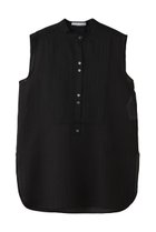 【ベイジ,/BEIGE,】のGOSHE(ゴシェ)/サテン切替 シアースタンドブラウス Black|ID: prp329100004916896 ipo3291000000036862649