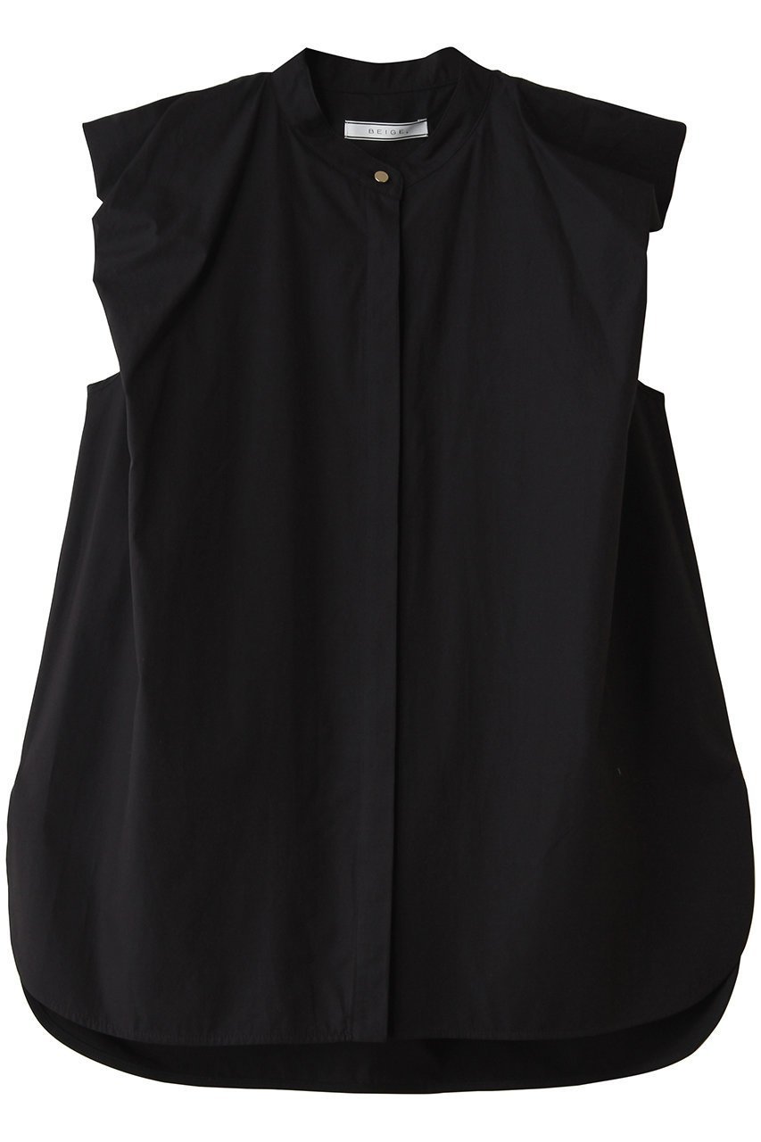 【ベイジ,/BEIGE,】のMALLOW(マロウ)/コットンタック バルーンスリーブブラウス インテリア・キッズ・メンズ・レディースファッション・服の通販 founy(ファニー) 　ファッション　Fashion　レディースファッション　Fashion for Women　トップス・カットソー　Cut & Sew Tops　シャツ・ブラウス・オフィスカジュアル　Elegant Blouses & Button-Ups　ショート　Short, Short Length　スリーブ　Sleeve, Long Sleeve / Short Sleeve　バルーン　Balloon, Balloon Silhouette　フレア　Flare, Flared　ブロード　Broadcloth, Fine Cotton　新作・新入荷　New Arrivals / New In　Black|ID: prp329100004916898 ipo3291000000036862663