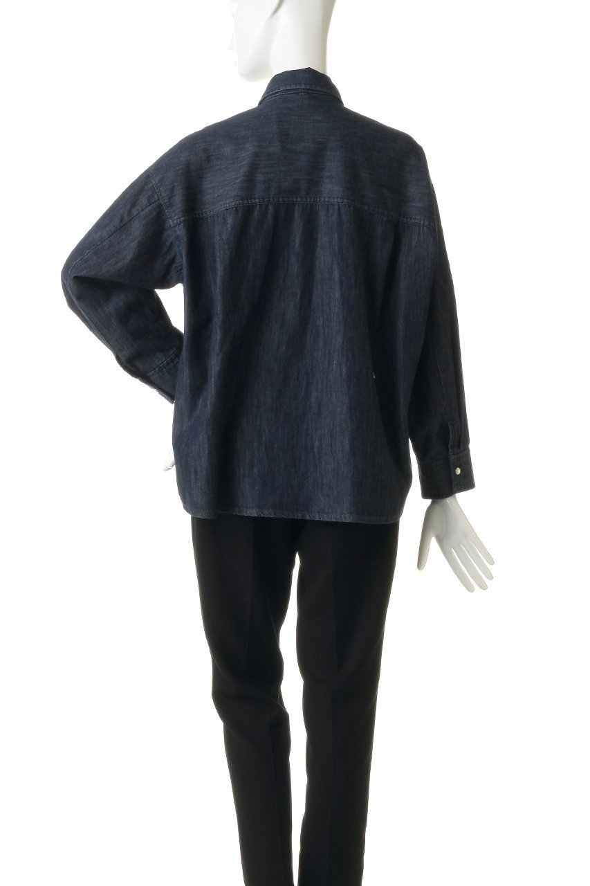 【ミュベール/MUVEIL】のデニムブラウス 人気、トレンドファッション・服の通販 founy(ファニー) ファッション Fashion レディースファッション Fashion for Women トップス・カットソー Cut & Sew Tops シャツ・ブラウス・オフィスカジュアル Elegant Blouses & Button-Ups エレガント 上品 Elegant ギャザー Gathered, Ruffled スリーブ Sleeve, Long Sleeve / Short Sleeve デニム Denim, Jeans Material ロング Long, Long-Length 新作・新入荷 New Arrivals / New In other-4|ID: prp329100004916900 ipo3291000000036862685