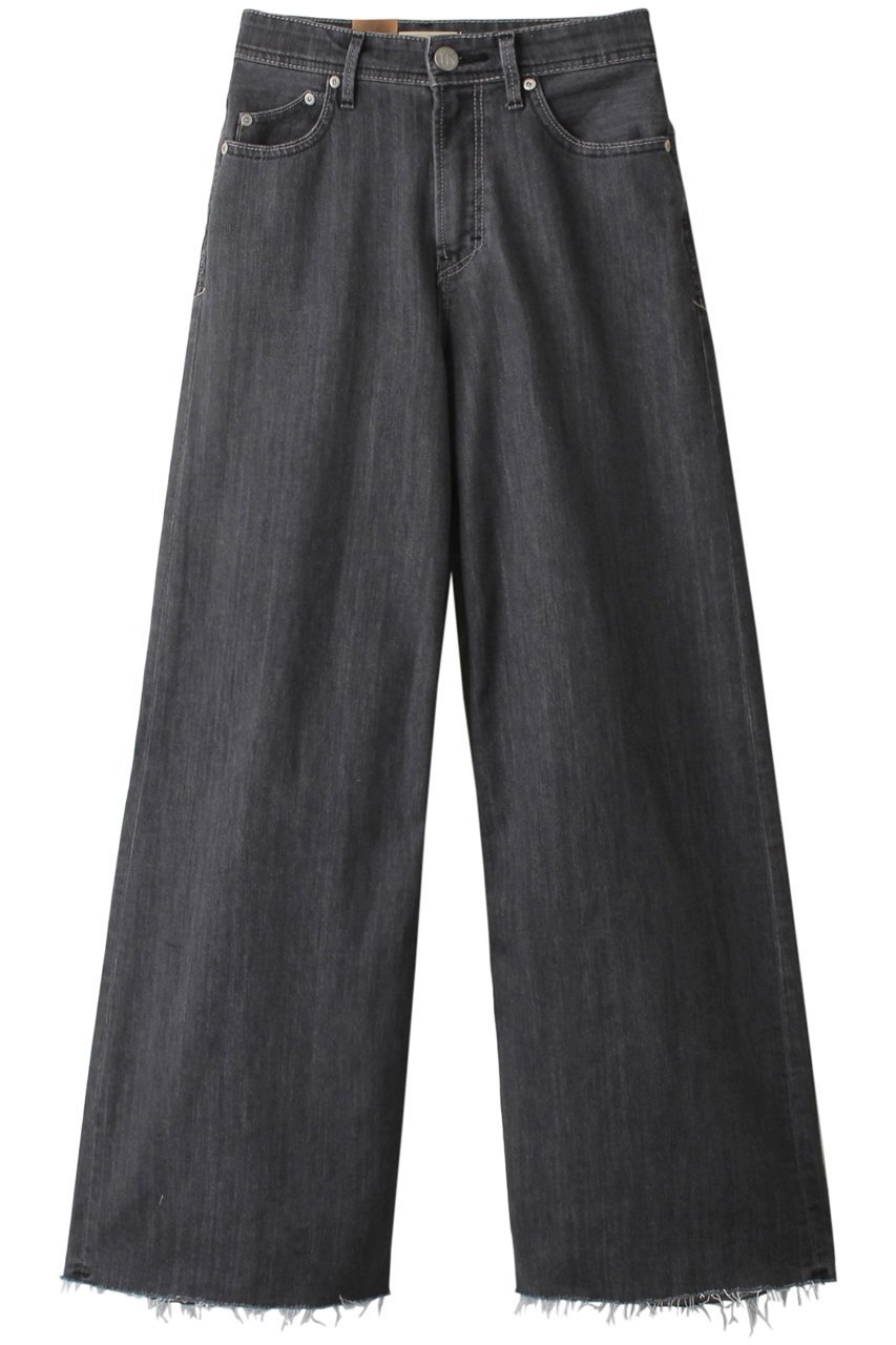 【ヤヌーク/YANUK】のワイドフレアデニム インテリア・キッズ・メンズ・レディースファッション・服の通販 founy(ファニー) 　ファッション　Fashion　レディースファッション　Fashion for Women　パンツ　Pants & Trousers　デニムパンツ・ジーンズ・美脚デニム　Denim Jeans & Pants　ウォッシュ　Washed Finish　ジーンズ　Jeans, Denim Pants　デニム　Denim, Jeans Material　夏　Summer　春　Spring　S/S・春夏　SS, Spring/Summer, Warm Season　エアリーグレー|ID: prp329100004916956 ipo3291000000036864815