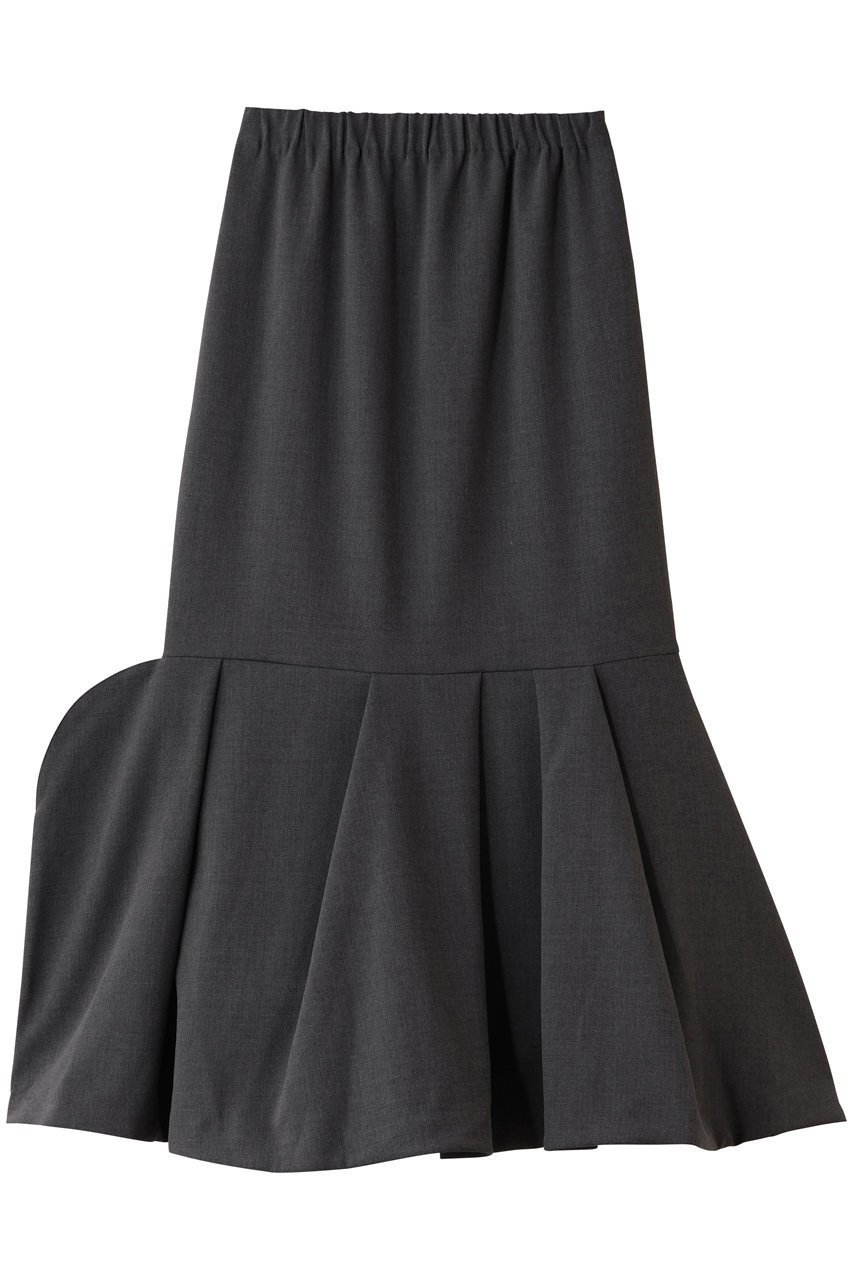 【エンフォルド/ENFOLD】のKEY-HOLE SKIRT インテリア・キッズ・メンズ・レディースファッション・服の通販 founy(ファニー) ファッション Fashion レディースファッション Fashion for Women スカート Skirts ロングスカート Long Skirts / Maxi & Midi Skirts おすすめ Recommended / Our Picks サークル Circle, Round Design ストレッチ Stretch, Stretchy Fabric チュニック Tunic, Long Top バランス Balance, Style Balance フレア Flare, Flared ロング Long, Long-Length 切替 Switching, Contrast Panel 定番 Standard, Basic Item チャコールグレー|ID: prp329100004916975 ipo3291000000036865532