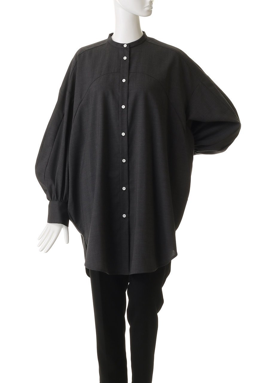 【エンフォルド/ENFOLD】のCIRCLE TUNIC-SHIRT 人気、トレンドファッション・服の通販 founy(ファニー) 　ファッション　Fashion　レディースファッション　Fashion for Women　トップス・カットソー　Cut & Sew Tops　シャツ・ブラウス・オフィスカジュアル　Elegant Blouses & Button-Ups　ロングTシャツ・Tシャツ　Longline T-Shirts & Tees　カットソー・ベーシックTシャツ　Cut-and-Sewn Tops / Stretch Tees & Basics　サークル　Circle, Round Design　ストレッチ　Stretch, Stretchy Fabric　スリーブ　Sleeve, Long Sleeve / Short Sleeve　チュニック　Tunic, Long Top　ドレープ　Drape, Draping Fabric　パターン　Pattern, Design Print　フォルム　Silhouette, Form　ベスト　Vest, Waistcoat　ロング　Long, Long-Length　エレガント 上品　Elegant　切替　Switching, Contrast Panel　定番　Standard, Basic Item　other-2|ID: prp329100004916976 ipo3291000000036865539