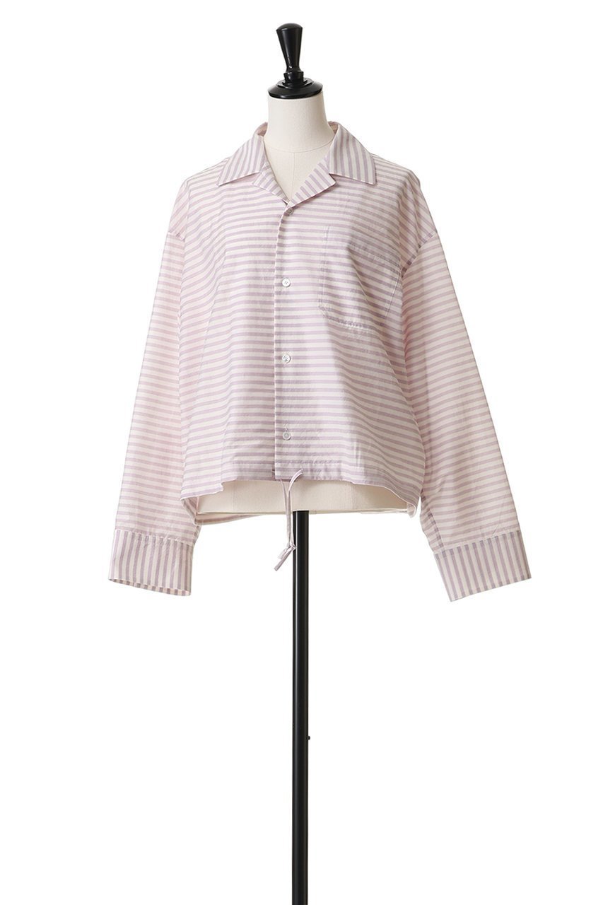 【ブラミンク/BLAMINK】のボーダーロングスリーブシャツ 人気、トレンドファッション・服の通販 founy(ファニー) ファッション Fashion レディースファッション Fashion for Women トップス・カットソー Cut & Sew Tops シャツ・ブラウス・オフィスカジュアル Elegant Blouses & Button-Ups スリーブ Sleeve, Long Sleeve / Short Sleeve ボーダー Border, Stripe ロング Long, Long-Length ワイド Wide, Wide Fit 夏 Summer 春 Spring S/S・春夏 SS, Spring/Summer, Warm Season 羽織 Haori, Light Jacket other-2|ID: prp329100004916985 ipo3291000000036865727