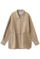 【スタニングルアー/STUNNING LURE】のrバックスリットシャツ 人気、トレンドファッション・服の通販 founy(ファニー) ファッション Fashion レディースファッション Fashion for Women トップス・カットソー Cut & Sew Tops シャツ・ブラウス・オフィスカジュアル Elegant Blouses & Button-Ups バッグ Bags スリット Slit, Slit Detail スリーブ Sleeve, Long Sleeve / Short Sleeve モダン Modern, Contemporary ロング Long, Long-Length エレガント 上品 Elegant thumbnail ベージュ|ID: prp329100004916991 ipo3291000000036865887