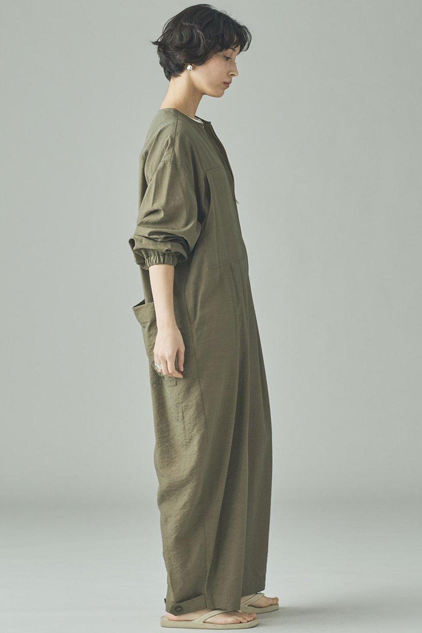 【カレンソロジー/Curensology】のナイロンセルロースオールインワン 人気、トレンドファッション・服の通販 founy(ファニー) 　ファッション　Fashion　レディースファッション　Fashion for Women　パンツ　Pants & Trousers　おすすめ　Recommended / Our Picks　アクセサリー　Fashion Accessories　シルク　Silk, 100% Silk　スポーティ　Sporty, Casual Athletic　タンブラー　Tumbler, Travel Mug　ドレープ　Drape, Draping Fabric　フロント　Front, Front Design　ポケット　Pocket, Pocket Detail　ミリタリー　Military, Army Style　ワッシャー　Washer, Crinkled Finish　other-3|ID: prp329100004916995 ipo3291000000036865981