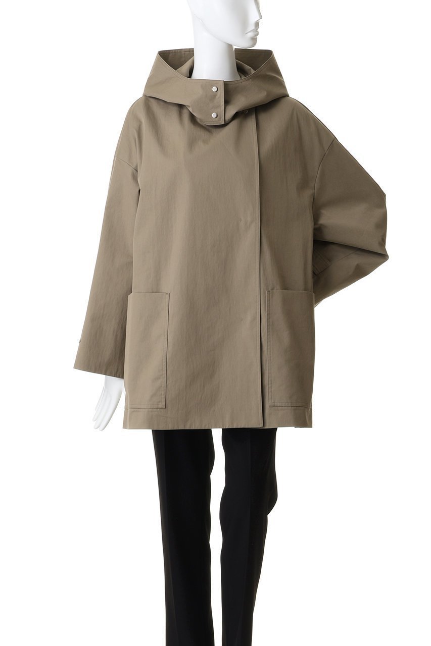 【エブール/ebure】のドライコットンツイル ショートコート 人気、トレンドファッション・服の通販 founy(ファニー) 　ファッション　Fashion　レディースファッション　Fashion for Women　アウター　Coat / Outerwear Collection　コート・ロングコート・ピーコート　Long Coats, Peacoats & More　おすすめ　Recommended / Our Picks　イタリア　Italy　ショルダー　Shoulder, Shoulder Strap　ショート　Short, Short Length　ツイル　Twist, Twisted Detail　ドロップ　Drop Shoulder, Dropped Style　ビッグ　Big, Oversized　フィット　Fit, Slim Fit　ヴィンテージ　Vintage Style　other-7|ID: prp329100004916997 ipo3291000000036866002