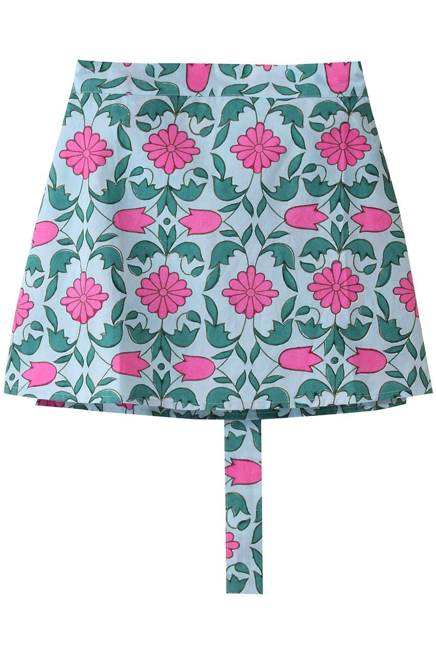 【エスゼット ブロックプリント/SZ Blockprints】のSHANTI MINI SKIRT LISBON バックリボンミニスカート インテリア・キッズ・メンズ・レディースファッション・服の通販 founy(ファニー) 　ファッション　Fashion　レディースファッション　Fashion for Women　スカート　Skirts　ミニスカート　Mini Skirts　コンパクト　Compact, Small Size　ミニスカート　Mini Skirt, Short Skirt　リボン　Ribbon, Bow　夏　Summer　春　Spring　S/S・春夏　SS, Spring/Summer, Warm Season　ライトブルー|ID: prp329100004917007 ipo3291000000036866413
