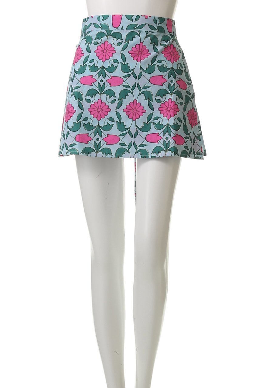 【エスゼット ブロックプリント/SZ Blockprints】のSHANTI MINI SKIRT LISBON バックリボンミニスカート 人気、トレンドファッション・服の通販 founy(ファニー) 　ファッション　Fashion　レディースファッション　Fashion for Women　スカート　Skirts　ミニスカート　Mini Skirts　コンパクト　Compact, Small Size　ミニスカート　Mini Skirt, Short Skirt　リボン　Ribbon, Bow　夏　Summer　春　Spring　S/S・春夏　SS, Spring/Summer, Warm Season　other-2|ID: prp329100004917007 ipo3291000000036866414