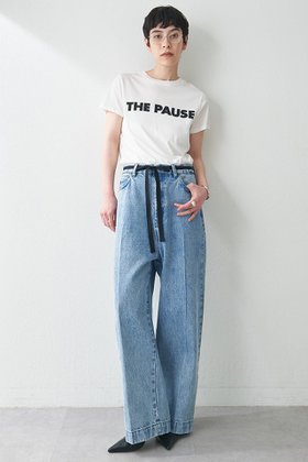 【ウィムガゼット/Whim Gazette】 センタープレスデニムパンツ人気、トレンドファッション・服の通販 founy(ファニー) ファッション Fashion レディースファッション Fashion for Women パンツ Pants & Trousers デニムパンツ・ジーンズ・美脚デニム Denim Jeans & Pants スタイリッシュ Stylish, Fashionable センター Center, Center Line デニム Denim, Jeans Material ハイライズ High Rise, High Waist ブリーチ Bleach, Washed Finish ワイド Wide, Wide Fit ヴィンテージ Vintage Style |ID:prp329100004917008