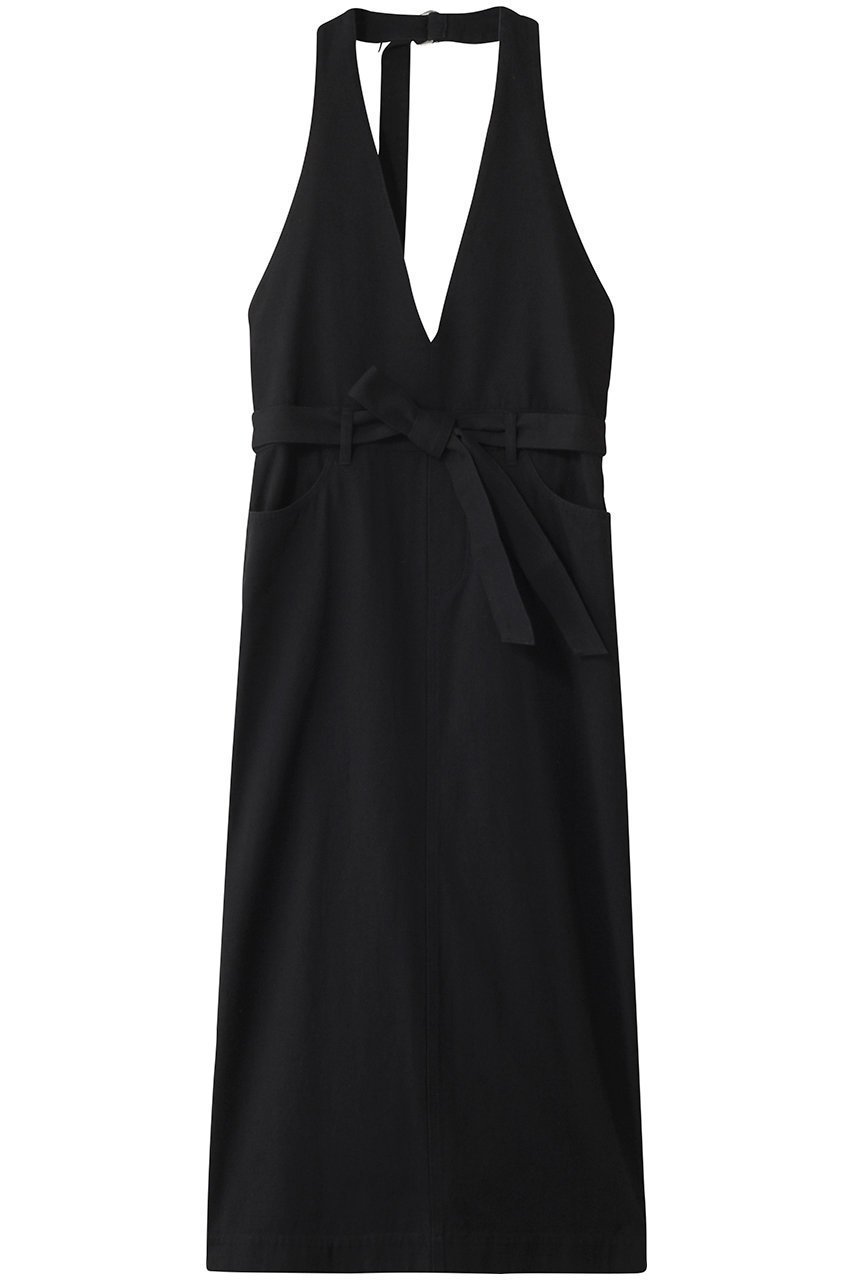 【クラネ/CLANE】のHALTER NECK LOW WAIST ONEPIECE/ワンピース インテリア・キッズ・メンズ・レディースファッション・服の通販 founy(ファニー) 　ファッション　Fashion　レディースファッション　Fashion for Women　ワンピース　Dresses　チュニック　Tunic Tops & Dresses　インナー　Innerwear　ストレート　Straight, Straight Cut　タンク　Tank Top, Sleeveless Top　チュニック　Tunic, Long Top　ロング　Long, Long-Length　BLACK|ID: prp329100004917017 ipo3291000000036866669