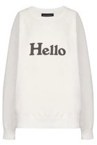 【マディソンブルー/MADISONBLUE】のHELLO SWEAT L/S URAKE DYED ロングスリーブスウェット ホワイト|ID: prp329100004917085 ipo3291000000036867967