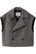 【デパリエ/DEPAREILLE】のグレンチェックジレ 人気、トレンドファッション・服の通販 founy(ファニー) ファッション Fashion レディースファッション Fashion for Women アウター Coat / Outerwear Collection レディースジャケット・軽アウター Jackets ショート Short, Short Length ジャケット Jacket, Outerwear チェック Check, Plaid, Tartan トレンド Trend, Trending Now バランス Balance, Style Balance ビッグ Big, Oversized ベスト Vest, Waistcoat thumbnail グレー|ID: prp329100004917099 ipo3291000000036868259