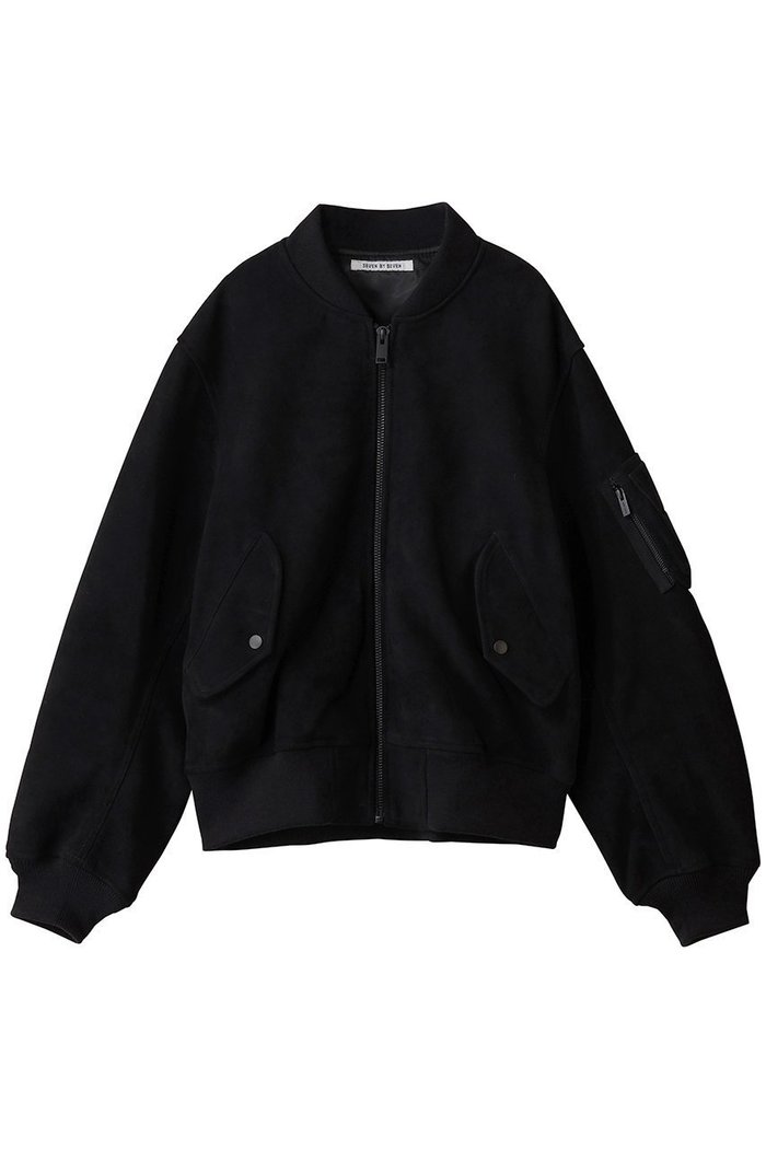 【セブン バイ セブン/SEVEN BY SEVEN / MEN】の【MEN】LEATHER MA-1 ブルゾン インテリア・キッズ・メンズ・レディースファッション・服の通販 founy(ファニー) https://founy.com/ ファッション Fashion メンズファッション Fashion for Men ジャケット Jacket, Outerwear ブルゾン Blouson, Bomber Jacket ミリタリー Military, Army Style 今季 This Season, Current Season 定番 Standard, Basic Item |ID: prp329100004917109 ipo3291000000036868531