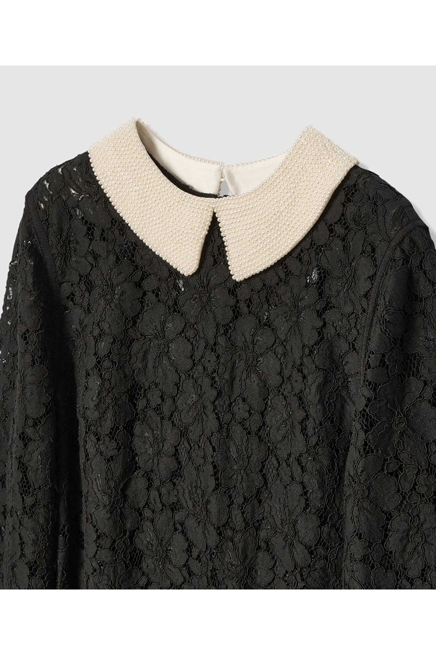 【アルアバイル/allureville】の【LOULOU WILLOUGHBY】パールネックレースワンピース 人気、トレンドファッション・服の通販 founy(ファニー) 　ファッション　Fashion　レディースファッション　Fashion for Women　ワンピース　Dresses　チュニック　Tunic Tops & Dresses　エレガント 上品　Elegant　キャミソール　Camisole, Spaghetti Strap Top　ストレート　Straight, Straight Cut　チュニック　Tunic, Long Top　ドレス　Dress, One-Piece　ネックレス　Necklace, Pendant Necklace　パール　Pearl, Pearl Accent　レース　Lace, Lace Fabric　ロング　Long, Long-Length　other-3|ID: prp329100004917112 ipo3291000000036868624