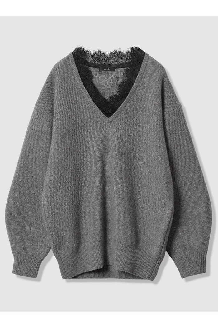 【アルアバイル/allureville】のレースドッキングプルオーバー インテリア・キッズ・メンズ・レディースファッション・服の通販 founy(ファニー) https://founy.com/ ファッション Fashion レディースファッション Fashion for Women トップス・カットソー Cut & Sew Tops ニット Knit Tops & Sweaters カジュアルプルオーバー・ニットトップス Pullovers & Knit Tops / Casual Pullovers おすすめ Recommended / Our Picks タートル Turtleneck, Turtle Collar チュール Tulip, Tulip Motif レース Lace, Lace Fabric |ID: prp329100004917117 ipo3291000000036868675