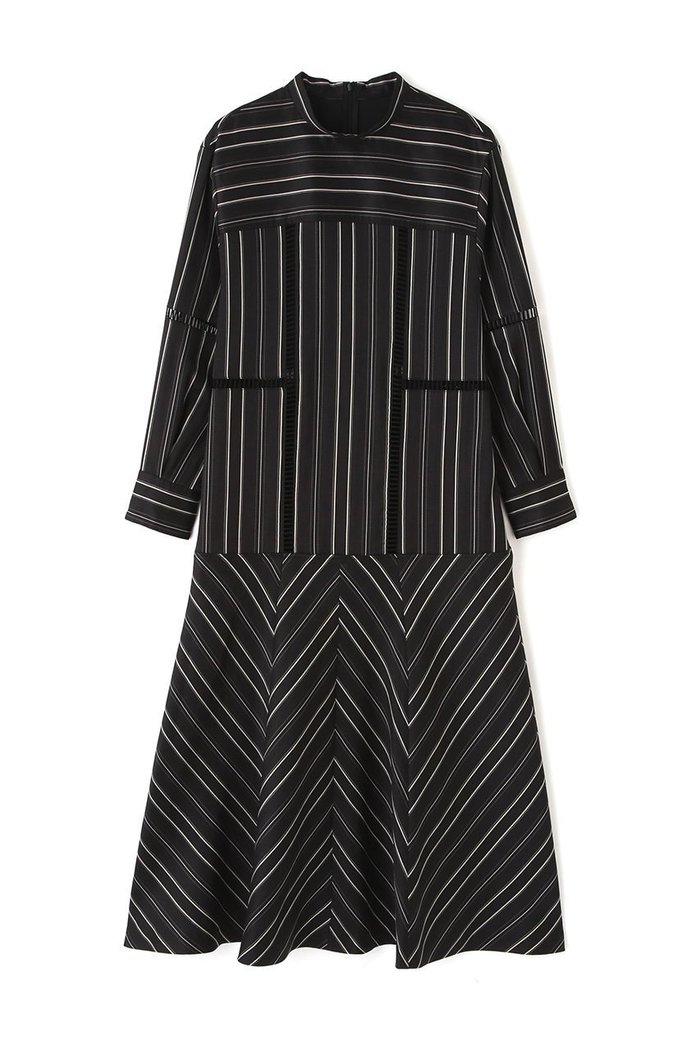 【アドーア/ADORE】のマルチストライプジャガードワンピース インテリア・キッズ・メンズ・レディースファッション・服の通販 founy(ファニー) https://founy.com/ ファッション Fashion レディースファッション Fashion for Women ワンピース Dresses チュニック Tunic Tops & Dresses ジャカード／ジャガード Jacquard, Woven Pattern ストライプ Stripe, Striped Pattern チュニック Tunic, Long Top ボーダー Border, Stripe レース Lace, Lace Fabric ロング Long, Long-Length エレガント 上品 Elegant |ID: prp329100004917126 ipo3291000000037174530