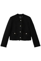 【マックスマーラ/Max Mara】の【Weekend Max Mara】AGAMI ツイードジャケット 人気、トレンドファッション・服の通販 founy(ファニー) ファッション Fashion レディースファッション Fashion for Women アウター Coat / Outerwear Collection レディースジャケット・軽アウター Jackets ショート Short, Short Length シルバー Silver, Metallic Silver ジャケット Jacket, Outerwear ツイード Twill, Twill Weave フォーマル Formal, Dressy マニッシュ Mannish, Boyish モダン Modern, Contemporary ラグジュアリー Luxury, Elegant リュクス Luxury, Elegant, High-End, Chic thumbnail ブラック|ID: prp329100004917128 ipo3291000000036869176