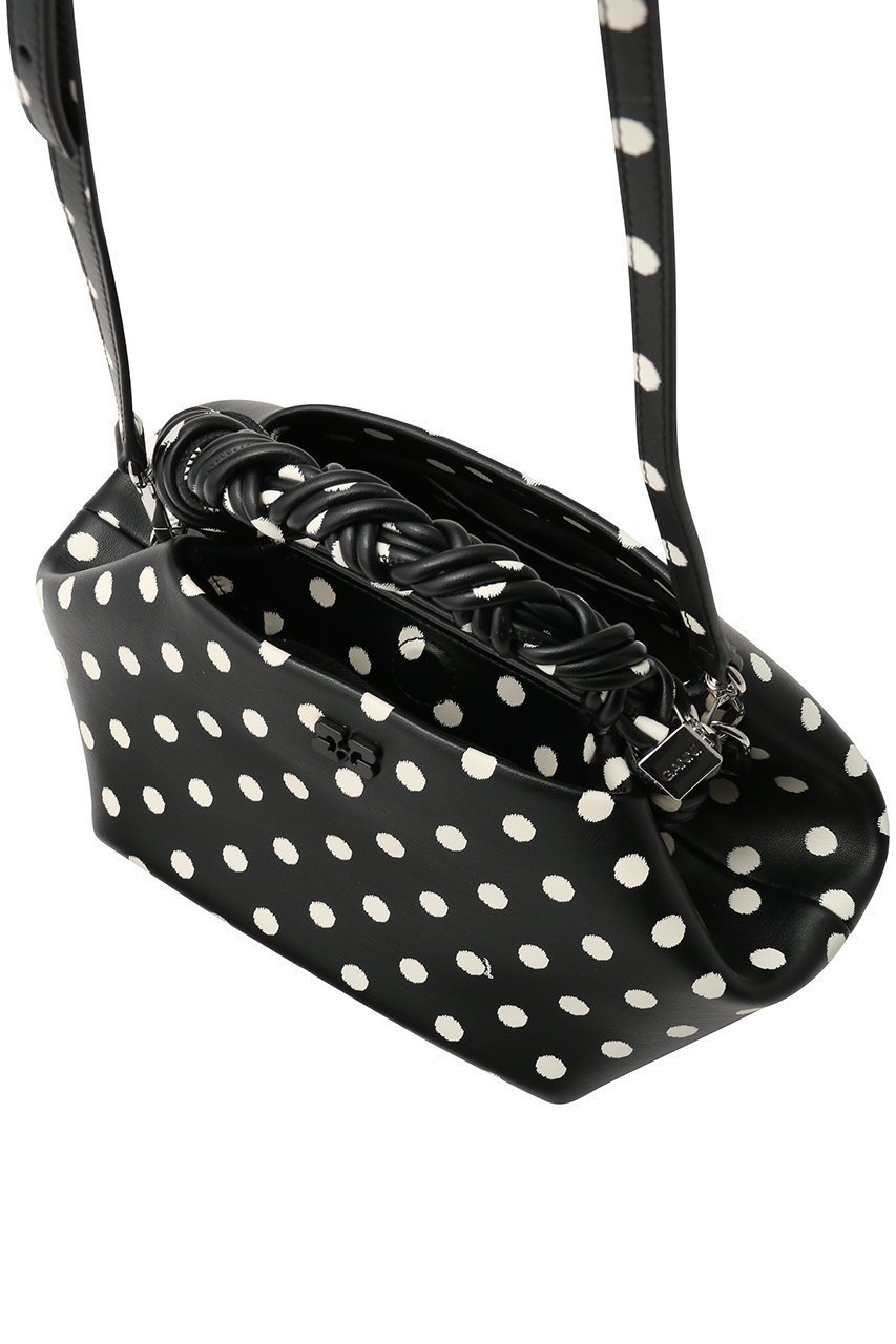 【ガニー/GANNI】のGanni Bou small バッグ ドットプリント 人気、トレンドファッション・服の通販 founy(ファニー) 　ファッション　Fashion　レディースファッション　Fashion for Women　バッグ　Bags　アクセサリー　Fashion Accessories　シルバー　Silver, Metallic Silver　シンプル　Simple, Minimal　デニム　Denim, Jeans Material　ドット　Polka Dot, Dot Pattern　プリント　Print, Printed Pattern　リュクス　Luxury, Elegant, High-End, Chic　other-5|ID: prp329100004917130 ipo3291000000036869201