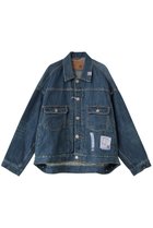 【メゾン ミハラヤスヒロ/Maison MIHARA YASUHIRO / MEN】の【MEN】【in-stru(men-tal).】HARD WASHED SELVAGE デニム ジャケット 人気、トレンドファッション・服の通販 founy(ファニー) ファッション Fashion メンズファッション Fashion for Men ジャケット Jacket, Outerwear デニム Denim, Jeans Material ビンテージ Vintage, Retro Style ブルゾン Blouson, Bomber Jacket ヘムライン Hemline, Bottom Cut thumbnail インディゴ|ID: prp329100004917147 ipo3291000000036869333