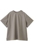 【ザ リラクス/THE RERACS】のショートスリーブサイドジッププルオーバーシャツ 人気、トレンドファッション・服の通販 founy(ファニー) ファッション Fashion レディースファッション Fashion for Women トップス・カットソー Cut & Sew Tops シャツ・ブラウス・オフィスカジュアル Elegant Blouses & Button-Ups カジュアルプルオーバー・ニットトップス Pullovers & Knit Tops / Casual Pullovers ショルダー Shoulder, Shoulder Strap ショート Short, Short Length ジップ Zip, Zipper スリット Slit, Slit Detail スリーブ Sleeve, Long Sleeve / Short Sleeve モダン Modern, Contemporary エレガント 上品 Elegant thumbnail サンドストーン|ID: prp329100004917161 ipo3291000000036869461