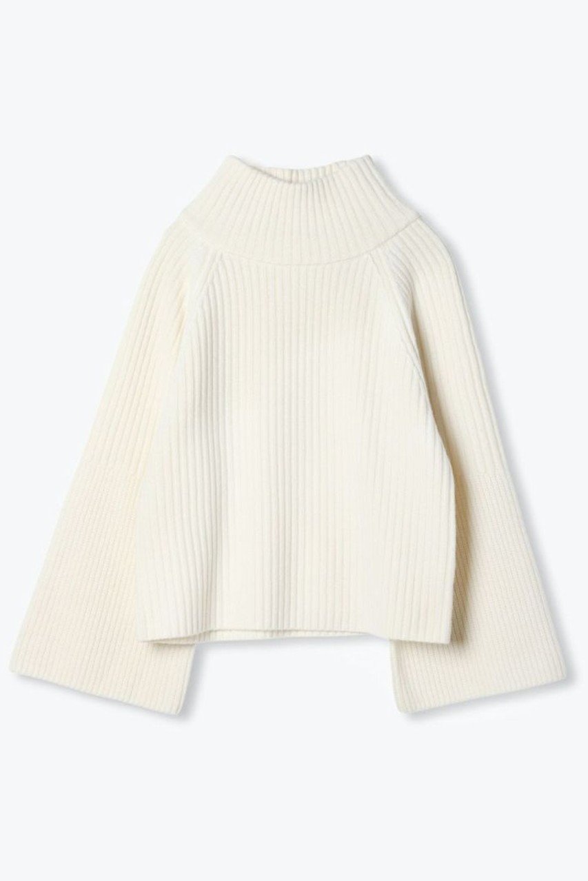 【レリル/lelill】のラムナイロンオフタートル 人気、トレンドファッション・服の通販 founy(ファニー) 　ファッション　Fashion　レディースファッション　Fashion for Women　トップス・カットソー　Cut & Sew Tops　ニット　Knit Tops & Sweaters　カジュアルプルオーバー・ニットトップス　Pullovers & Knit Tops / Casual Pullovers　インナー　Innerwear　フレアースリーブ　Flared Sleeve, Bell Sleeve　 other-1|ID: prp329100004917237 ipo3291000000036870790