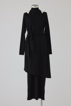 【リムアーク/RIM.ARK】のLayered set OP/ワンピース 人気、トレンドファッション・服の通販 founy(ファニー) ファッション Fashion レディースファッション Fashion for Women ワンピース Dresses チュニック Tunic Tops & Dresses アクセサリー Fashion Accessories アシンメトリー Asymmetrical Style インナー Innerwear カッティング Cutting Detail ショルダー Shoulder, Shoulder Strap シンプル Simple, Minimal チュニック Tunic, Long Top ヘムライン Hemline, Bottom Cut ロング Long, Long-Length thumbnail ブラック|ID: prp329100004917255 ipo3291000000036871026