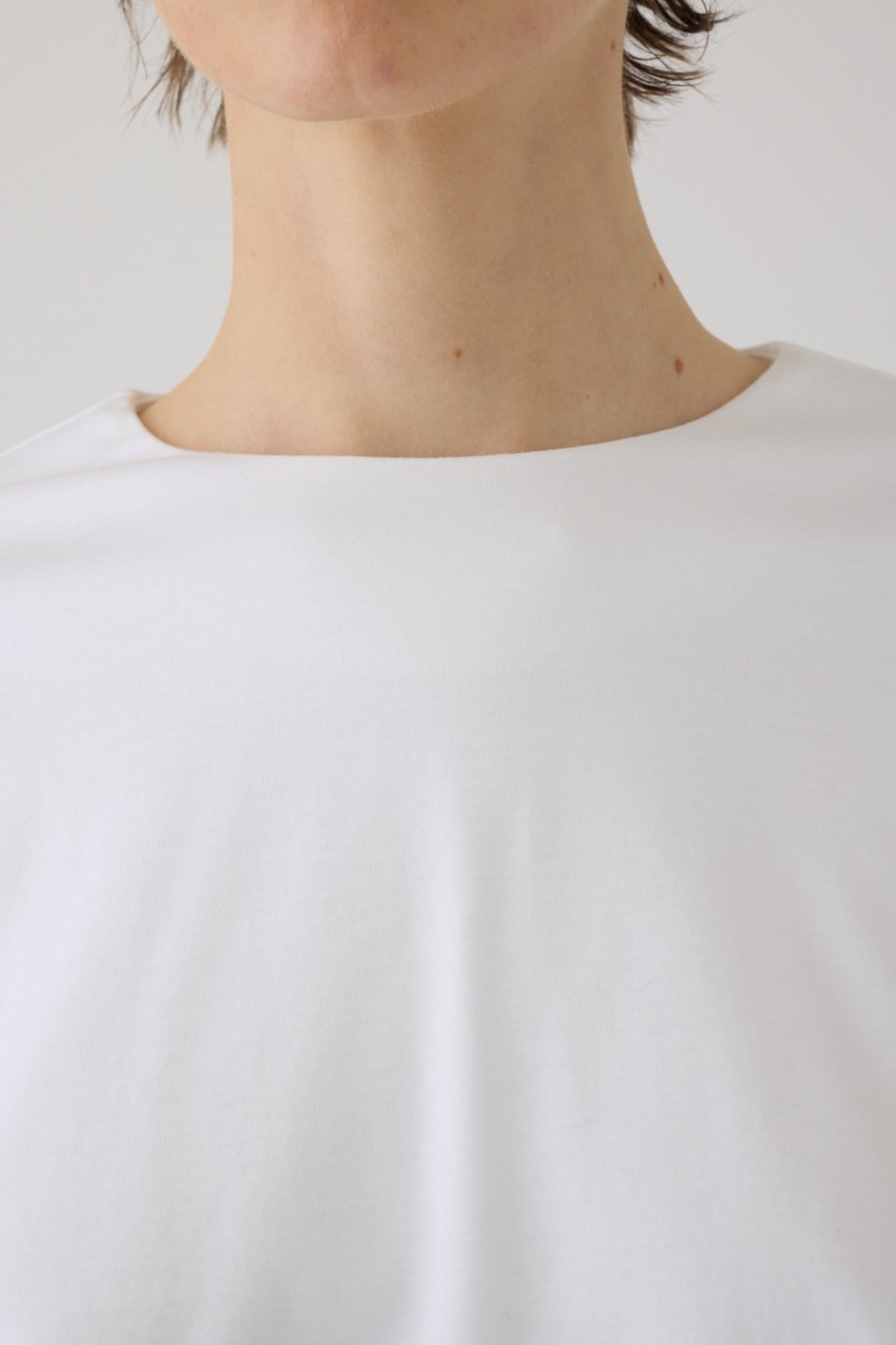 【リムアーク/RIM.ARK】のLayered gather cut tops/トップス 人気、トレンドファッション・服の通販 founy(ファニー) 　ファッション　Fashion　レディースファッション　Fashion for Women　トップス・カットソー　Cut & Sew Tops　シャツ・ブラウス・オフィスカジュアル　Elegant Blouses & Button-Ups　ロングTシャツ・Tシャツ　Longline T-Shirts & Tees　カットソー・ベーシックTシャツ　Cut-and-Sewn Tops / Stretch Tees & Basics　カットソー　Cut and Sewn Top　ギャザー　Gathered, Ruffled　シンプル　Simple, Minimal　スラックス　Slacks, Dress Pants　スリーブ　Sleeve, Long Sleeve / Short Sleeve　ドレープ　Drape, Draping Fabric　フォルム　Silhouette, Form　ロング　Long, Long-Length　エレガント 上品　Elegant　other-5|ID: prp329100004917259 ipo3291000000036871069