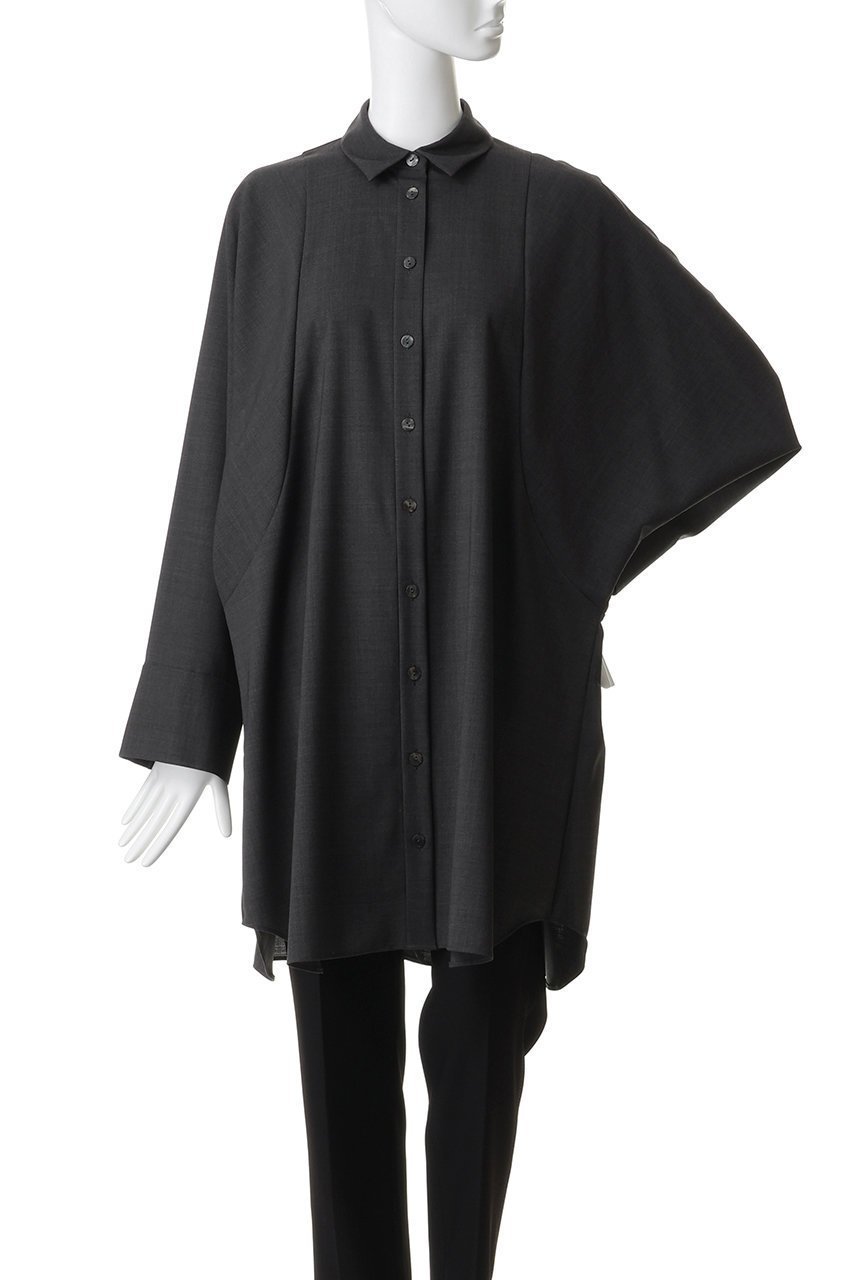 【エンフォルド/ENFOLD】のSHAPE LONG-SHIRT 人気、トレンドファッション・服の通販 founy(ファニー) 　ファッション　Fashion　レディースファッション　Fashion for Women　トップス・カットソー　Cut & Sew Tops　シャツ・ブラウス・オフィスカジュアル　Elegant Blouses & Button-Ups　おすすめ　Recommended / Our Picks　シェイプ　Shape, Slim Fit　ショルダー　Shoulder, Shoulder Strap　ストレッチ　Stretch, Stretchy Fabric　スリーブ　Sleeve, Long Sleeve / Short Sleeve　セットアップ　Set-Up, Coordinated Outfit　リラックス　Relax, Relaxed Fit　ルーズ　Loose, Oversized　ロング　Long, Long-Length　ワイド　Wide, Wide Fit　other-2|ID: prp329100004917280 ipo3291000000036871420