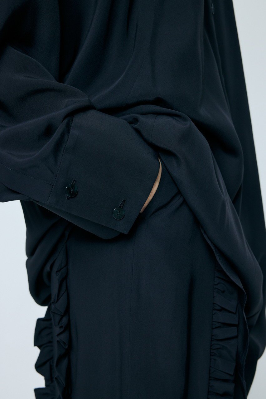 【エンフォルド/ENFOLD】のFRILL TROUSERS 人気、トレンドファッション・服の通販 founy(ファニー) 　ファッション　Fashion　レディースファッション　Fashion for Women　パンツ　Pants & Trousers　おすすめ　Recommended / Our Picks　シェイプ　Shape, Slim Fit　セットアップ　Set-Up, Coordinated Outfit　バランス　Balance, Style Balance　フリル　Frill, Ruffle　ベーシック　Basic, Essential　リラックス　Relax, Relaxed Fit　ロング　Long, Long-Length　ワイド　Wide, Wide Fit　other-7|ID: prp329100004917282 ipo3291000000036871441