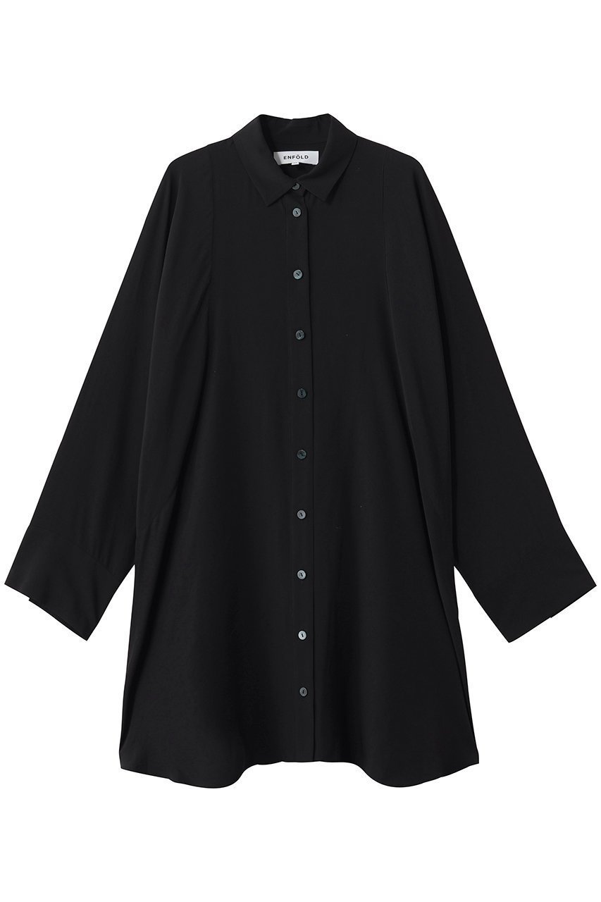 【エンフォルド/ENFOLD】のSHAPE LONG-SHIRT 人気、トレンドファッション・服の通販 founy(ファニー) 　ファッション　Fashion　レディースファッション　Fashion for Women　トップス・カットソー　Cut & Sew Tops　シャツ・ブラウス・オフィスカジュアル　Elegant Blouses & Button-Ups　おすすめ　Recommended / Our Picks　シェイプ　Shape, Slim Fit　ショルダー　Shoulder, Shoulder Strap　スリーブ　Sleeve, Long Sleeve / Short Sleeve　セットアップ　Set-Up, Coordinated Outfit　リラックス　Relax, Relaxed Fit　ルーズ　Loose, Oversized　ロング　Long, Long-Length　ワイド　Wide, Wide Fit　 other-1|ID: prp329100004917286 ipo3291000000036871445