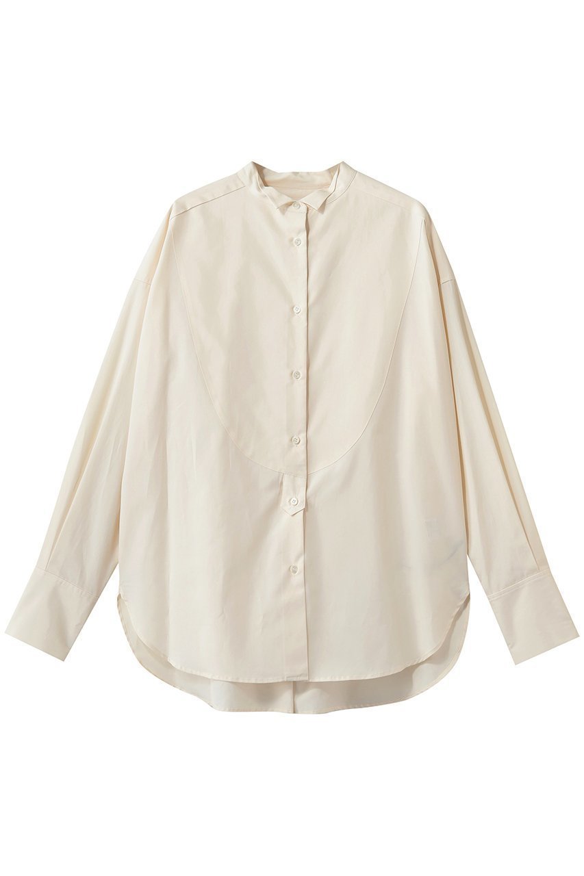 【ハー/HER.】のブザムシャツ インテリア・キッズ・メンズ・レディースファッション・服の通販 founy(ファニー) 　ファッション　Fashion　レディースファッション　Fashion for Women　トップス・カットソー　Cut & Sew Tops　シャツ・ブラウス・オフィスカジュアル　Elegant Blouses & Button-Ups　コンパクト　Compact, Small Size　スリーブ　Sleeve, Long Sleeve / Short Sleeve　タイプライター　Typewriter Fabric, Crisp Cotton　リラックス　Relax, Relaxed Fit　ロング　Long, Long-Length　クリーム|ID: prp329100004917299 ipo3291000000036871629