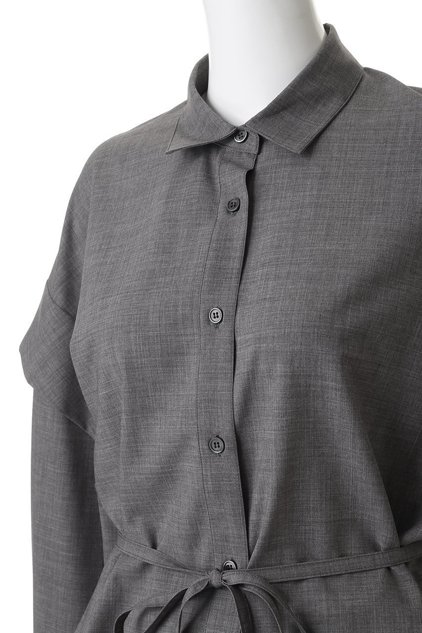 【マノフ/MANOF】のSHOULDER TUCK SHIRTSトップス 人気、トレンドファッション・服の通販 founy(ファニー) ファッション Fashion レディースファッション Fashion for Women トップス・カットソー Cut & Sew Tops シャツ・ブラウス・オフィスカジュアル Elegant Blouses & Button-Ups シアー Sheer, See-Through スリーブ Sleeve, Long Sleeve / Short Sleeve ロング Long, Long-Length other-5|ID: prp329100004917306 ipo3291000000036871724