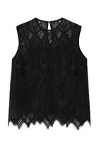 【ドメル/DOMELLE】のジオメトリック レース ブラウス ブラック|ID: prp329100004917339 ipo3291000000037238012