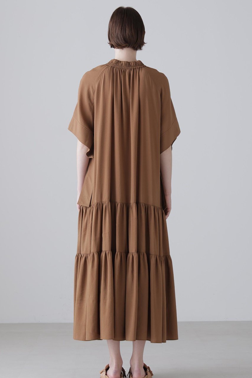 【アドーア/ADORE】のラスターシアーワンピース 人気、トレンドファッション・服の通販 founy(ファニー) 　ファッション　Fashion　レディースファッション　Fashion for Women　ワンピース　Dresses　チュニック　Tunic Tops & Dresses　ギャザー　Gathered, Ruffled　シアー　Sheer, See-Through　チュニック　Tunic, Long Top　フェミニン　Feminine, Girly　リボン　Ribbon, Bow　ロング　Long, Long-Length　other-5|ID: prp329100004917341 ipo3291000000036872602