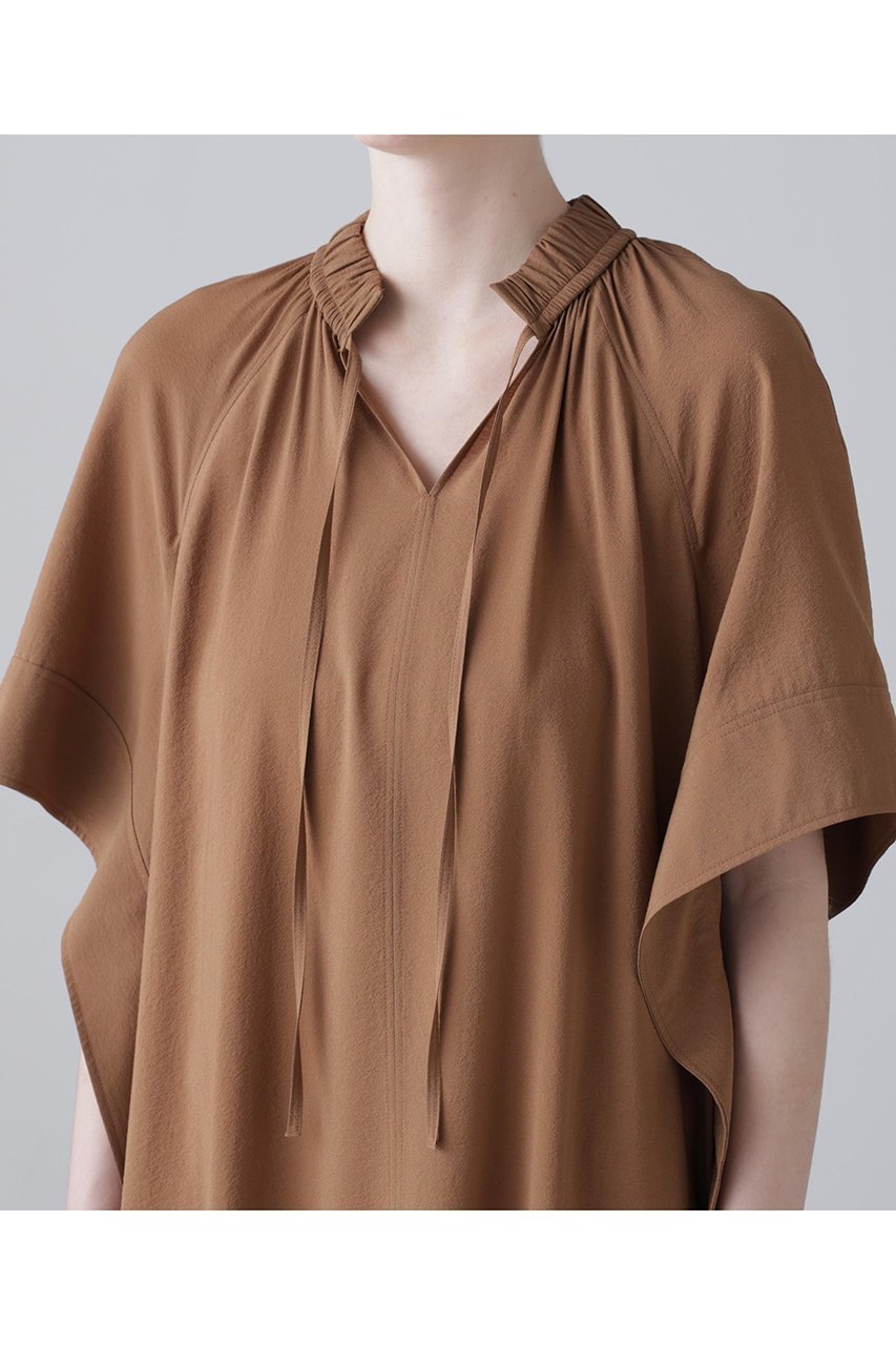 【アドーア/ADORE】のラスターシアーワンピース 人気、トレンドファッション・服の通販 founy(ファニー) 　ファッション　Fashion　レディースファッション　Fashion for Women　ワンピース　Dresses　チュニック　Tunic Tops & Dresses　ギャザー　Gathered, Ruffled　シアー　Sheer, See-Through　チュニック　Tunic, Long Top　フェミニン　Feminine, Girly　リボン　Ribbon, Bow　ロング　Long, Long-Length　other-6|ID: prp329100004917341 ipo3291000000036872604