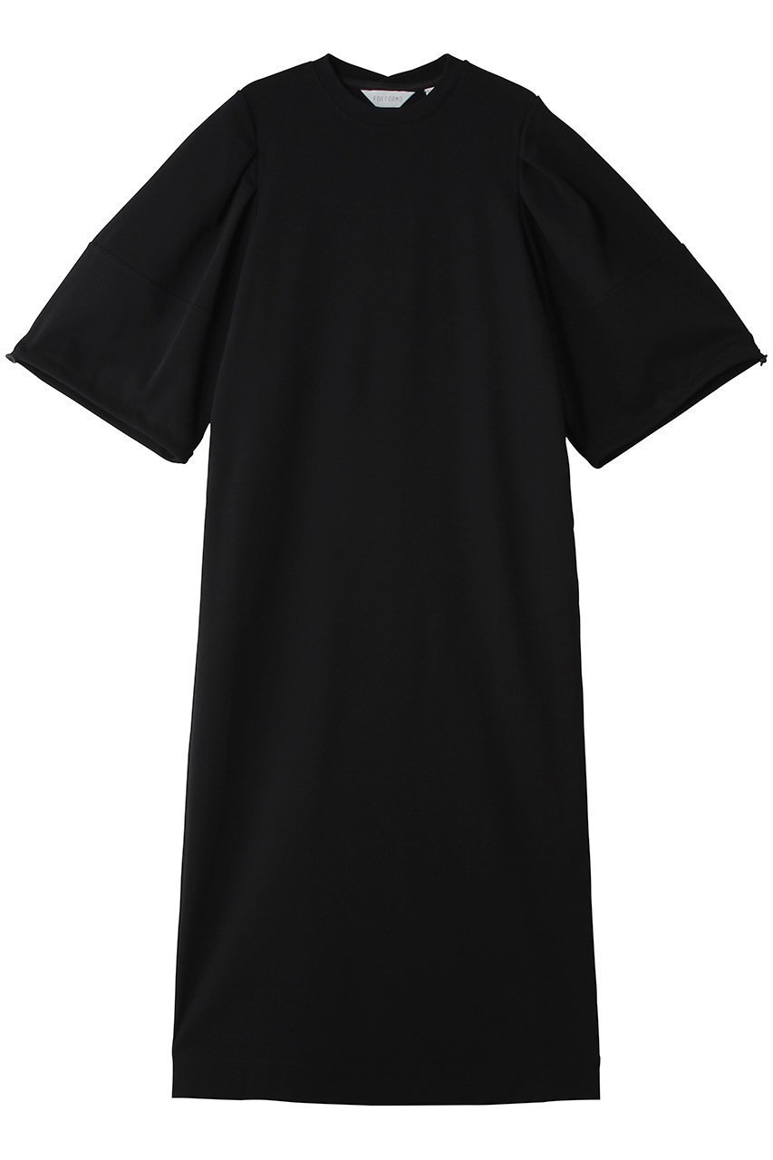 【フォルフォルモ/FORFORMO】のAdjustable Sleeve Dress インテリア・キッズ・メンズ・レディースファッション・服の通販 founy(ファニー) ファッション Fashion レディースファッション Fashion for Women ワンピース Dresses フォーマル・パーティードレス・結婚式用ドレス Elegant & Casual Dresses チュニック Tunic Tops & Dresses チュニック Tunic, Long Top プレミアム Premium, High-End ロング Long, Long-Length ブラック|ID: prp329100004917366 ipo3291000000036873079