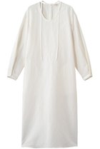 【ブラミンク/BLAMINK】のUネックロングスリーブワンピース 人気、トレンドファッション・服の通販 founy(ファニー) ファッション Fashion レディースファッション Fashion for Women ワンピース Dresses チュニック Tunic Tops & Dresses シルク Silk, 100% Silk シンプル Simple, Minimal スリーブ Sleeve, Long Sleeve / Short Sleeve チュニック Tunic, Long Top フォルム Silhouette, Form ミックス Mix, Mixed Style thumbnail オフホワイト|ID: prp329100004917385 ipo3291000000036873326