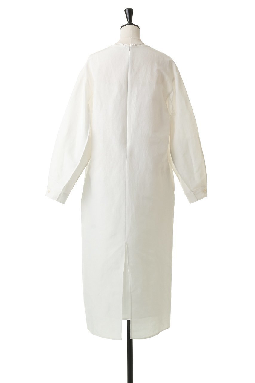 【ブラミンク/BLAMINK】のUネックロングスリーブワンピース 人気、トレンドファッション・服の通販 founy(ファニー) 　ファッション　Fashion　レディースファッション　Fashion for Women　ワンピース　Dresses　チュニック　Tunic Tops & Dresses　シルク　Silk, 100% Silk　シンプル　Simple, Minimal　スリーブ　Sleeve, Long Sleeve / Short Sleeve　チュニック　Tunic, Long Top　フォルム　Silhouette, Form　ミックス　Mix, Mixed Style　other-4|ID: prp329100004917385 ipo3291000000036873332