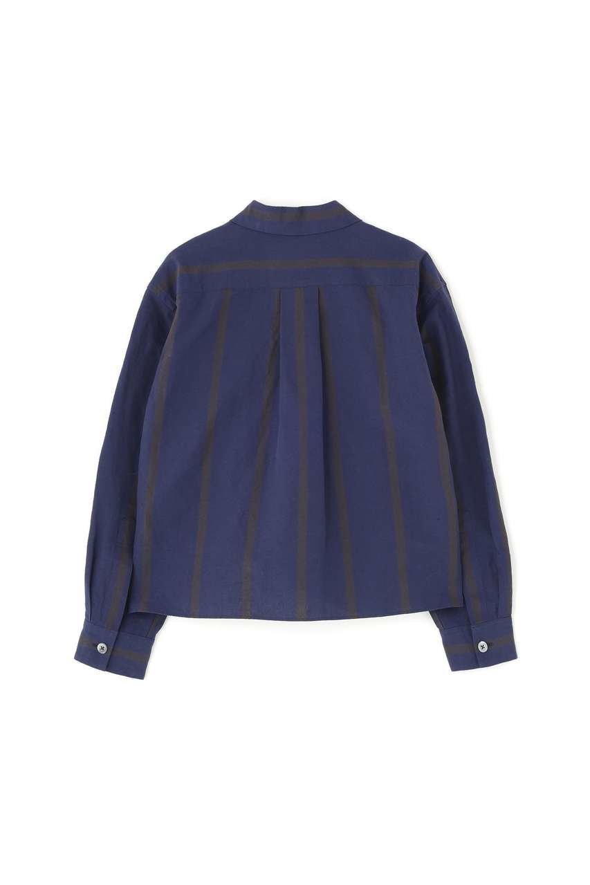 【マーガレットハウエル/MARGARET HOWELL】のBOLD STRIPE COTTON LINEN SHIRT 人気、トレンドファッション・服の通販 founy(ファニー) 　ファッション　Fashion　レディースファッション　Fashion for Women　トップス・カットソー　Cut & Sew Tops　シャツ・ブラウス・オフィスカジュアル　Elegant Blouses & Button-Ups　ストライプ　Stripe, Striped Pattern　スリーブ　Sleeve, Long Sleeve / Short Sleeve　バランス　Balance, Style Balance　ボーダー　Border, Stripe　リネン　Linen, Linen Fabric　ロング　Long, Long-Length　other-4|ID: prp329100004917411 ipo3291000000036873774